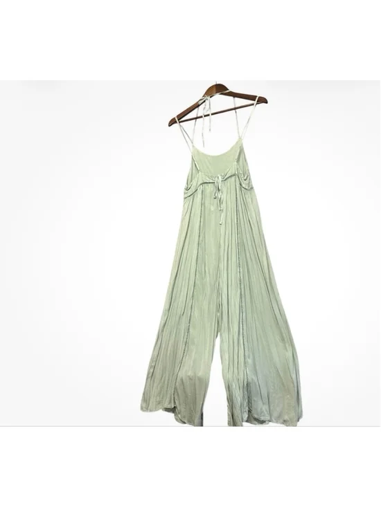 Women's Lilka Light Green Sleeveless Jumpsuit S - Picture 3 of 14